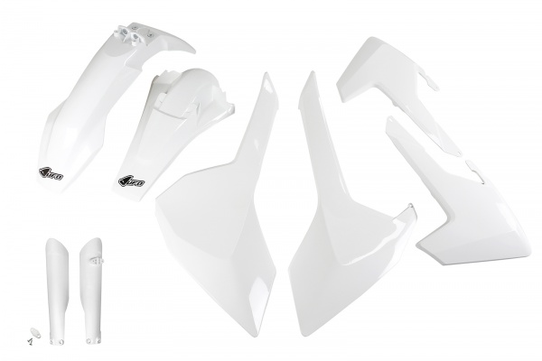 Plastic full kit Husqvarna - white 041 - REPLICA PLASTICS - HUKIT618F-041 - UFO Plast