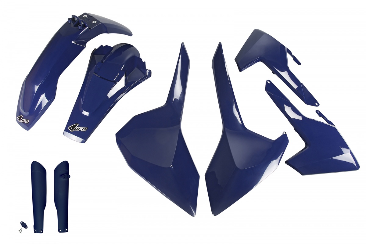 Plastic full kit Husqvarna - blue 087 - REPLICA PLASTICS - HUKIT618F-087 - UFO Plast