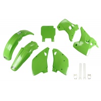 Full plastic kit Kawasaki - green - REPLICA PLASTICS - KAKIT195F-026 - UFO Plast