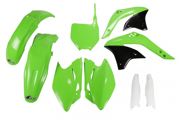 Full plastic kit Kawasaki - green - REPLICA PLASTICS - KAKIT209F-026 - UFO Plast