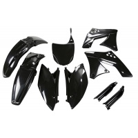 Full plastic kit Kawasaki - black - REPLICA PLASTICS - KAKIT212F-001 - UFO Plast