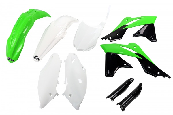 Full plastic kit Kawasaki - oem 14-15 - REPLICA PLASTICS - KAKIT221F-999 - UFO Plast