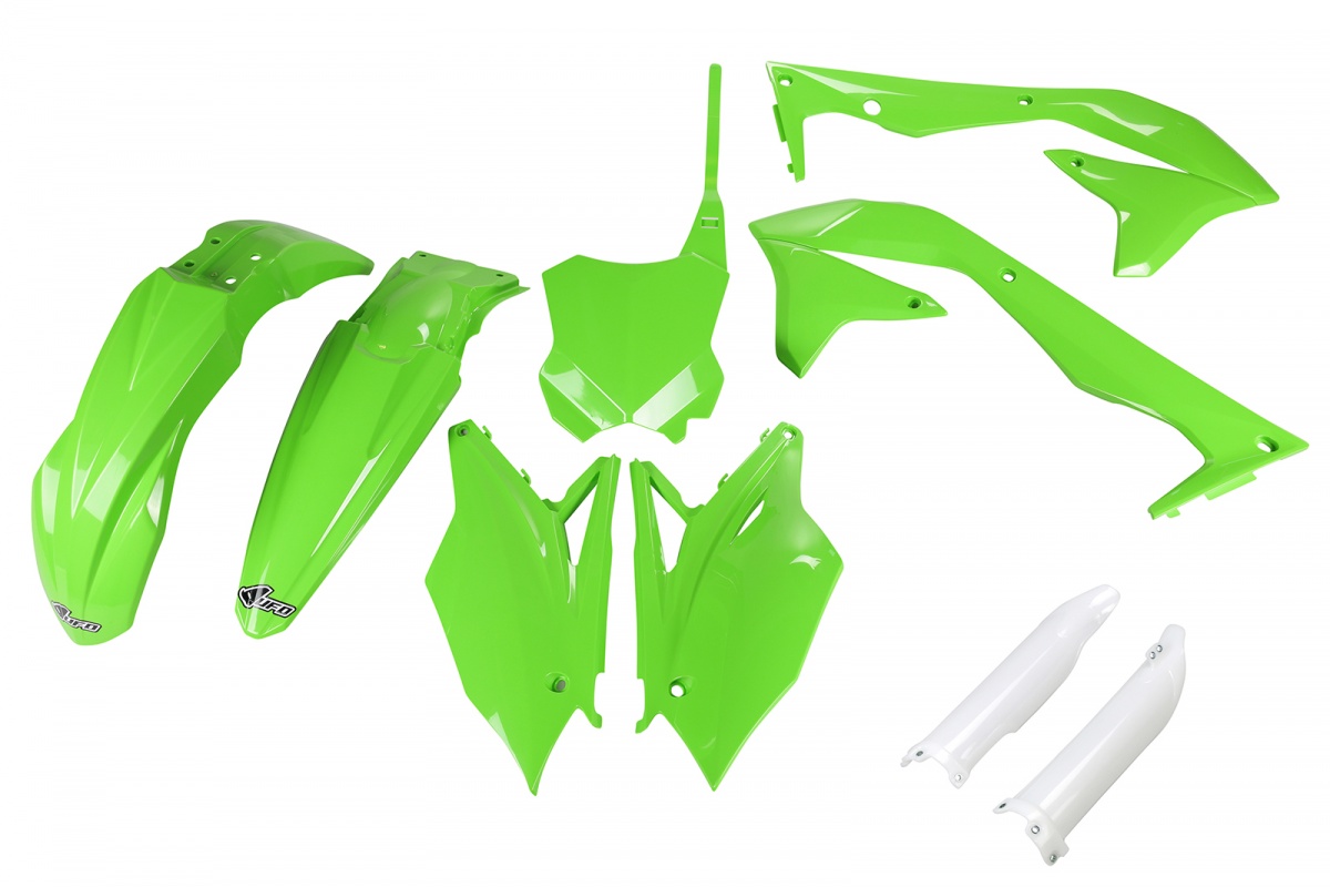 Full plastic kit Kawasaki- green - REPLICA PLASTICS - KAKIT226F-026 - UFO Plast