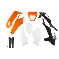 Full plastic kit / with headlight Ktm - oem 18 - REPLICA PLASTICS - KTKIT523F-999W - UFO Plast