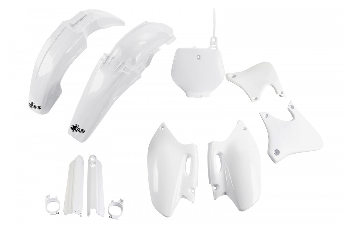 Full Plastic Kit white for Yamaha YZF 400 (1998-99) - REPLICA PLASTICS - YAKIT290F-046 - Ufo Plast