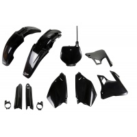 Full Plastic Kit black for Yamaha YZ 125 (1996-99) - YZ 250 (1996-99) - REPLICA PLASTICS - YAKIT294F-001 - Ufo Plast