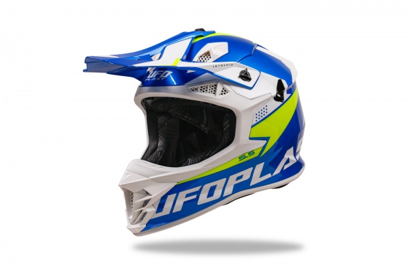 Motocross Intrepid helmet blue and yellow - Helmets - HE13400-CD - UFO Plast