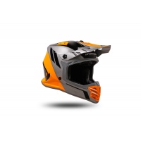 motocross Korey helmet for kids grey and orange - Helmets - HE13600-EF - UFO Plast