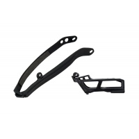 Chain Guide + Swingarm Chain Slider black for Yamaha YZF 250 (2024-25) - YZF 450 (2023-25) - REPLICA PLASTICS - YA05800-001 -...