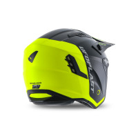 Sheratan cross jet helmet neon yellow and black