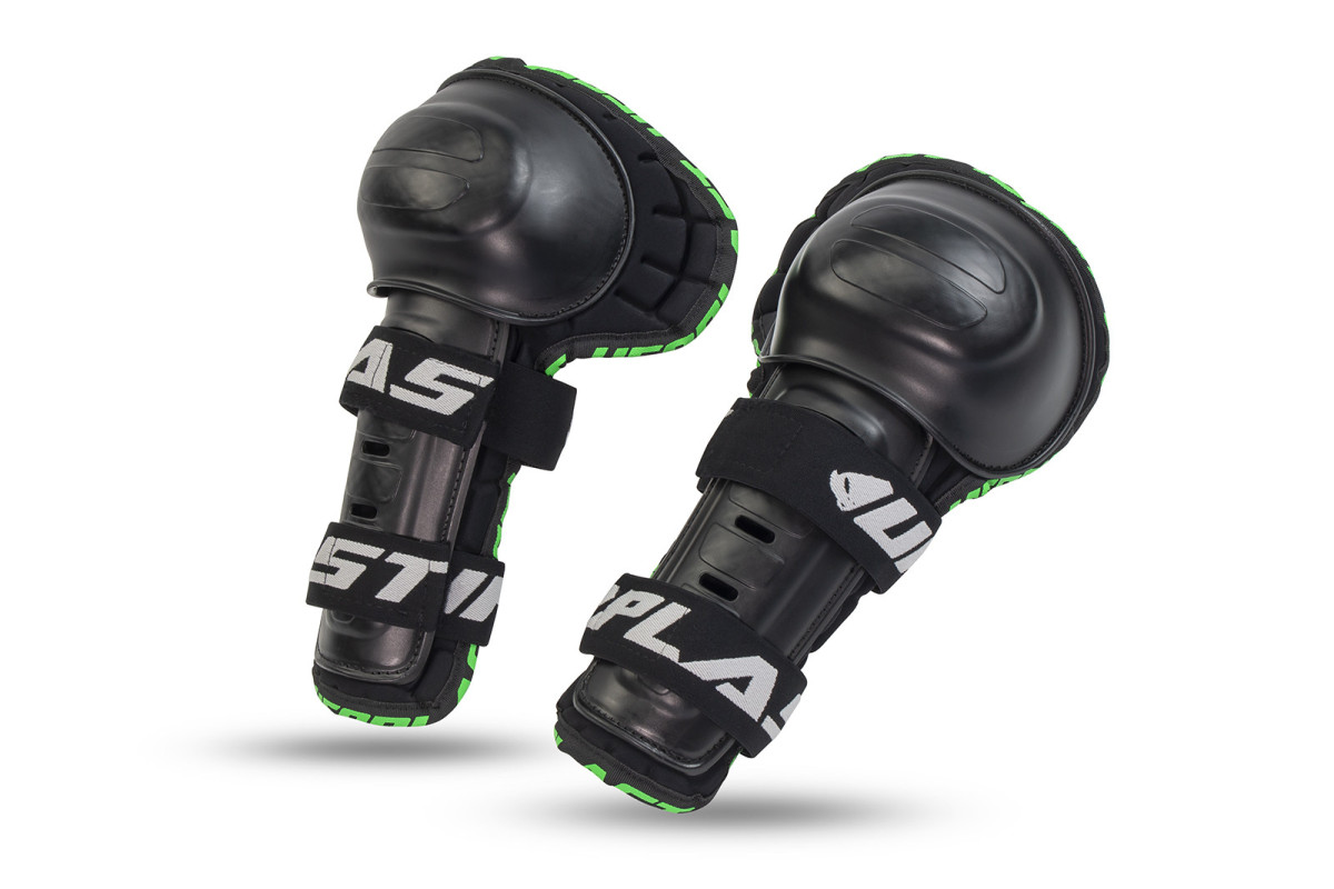 Alcor motocross enduro knee/shin guards with thermoforming